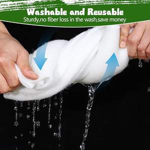 Ultra Fijne 50 Micron Aquarium Filter Pad Op Maat Gesneden Polijstfilter Floss Voor Kristalhelder Water - Product Image 5