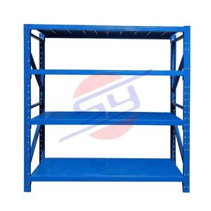 מערכת מדפים תעשייתית בינונית בעלת 5 שכבות ממתכת פלדה עם ציפוי אלקטרוסטטי נגד קורוזיה לאחסון משטחים במחסן - Product Image 2