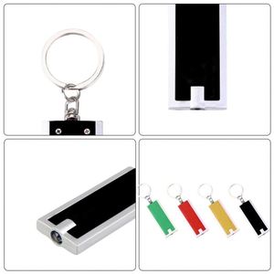 พวงกุญแจ LED พิมพ์โลโก้ตามสั่ง พร้อมชื่อ ของขวัญส่งเสริมการขาย ไฟฉายพลาสติก พวงกุญแจสำหรับธุรกิจ - Product Image 5
