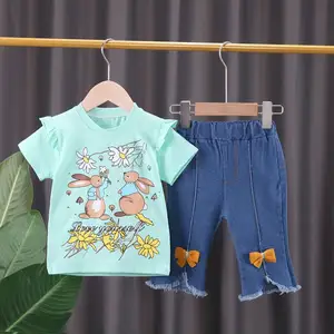 TZ1521 pakaian bayi laki-laki 4 bulan, baju kotak-kotak bayi kasual musim panas 12-18 bulan