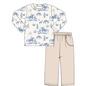 <span class=keywords><strong>Ropa</strong></span> personalizada <span class=keywords><strong>para</strong></span> niños, conjuntos de <span class=keywords><strong>ropa</strong></span> de <span class=keywords><strong>vaquera</strong></span> Vintage <span class=keywords><strong>para</strong></span> niños, trajes de punto suave con estampado rosa <span class=keywords><strong>para</strong></span> niñas pequeñas con babero grande - Product Image 2