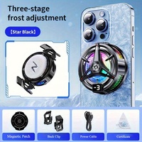 Nouveau Refroidisseur Magnétique pour Téléphone Gaming à Semiconducteur avec Ventilateur, Éclairage RGB et Affichage de Température