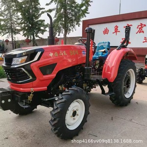 Tracteur agricole 504 roues motrices 50 CV 4x4, économe en énergie, couleur rouge, transmission par engrenages - Product Image 2