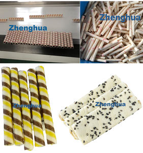 प्रतिष्ठित चीनी ब्रांड Zhenhgua अंडे रोल बिस्किट बनाने वाली स्नैक फूड मशीन की उत्पादन लाइन - Product Image 5