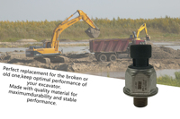 Capteur de pression haute performance 237-0957 3PP6-7 compatible avec les excavatrices Caterpillar 336D 336E, pièces de moteur C13 C15 pour applications minières intensives