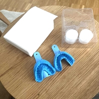 BrightShinySmile usine fournit un aligneur dentaire de mastic orthodontique de bonne qualité avec plateau d'impression Kit de moules d'impression de dents