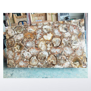 Tấm ốp tường trang trí đá bán quý tự nhiên, đá mắt hổ, đá mã não, đánh bóng - Product Image 6