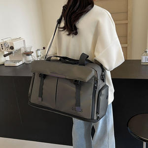 Sac de sport décontracté pour femme, sac de voyage en tissu Oxford, sac à main, séparation humide/sec, sac de week-end, sac de sport en nylon - Product Image 3