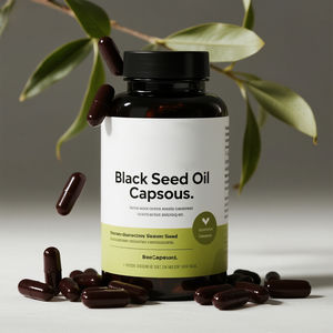 Capsules d'huile de <span class=keywords><strong>graine</strong></span> noire à double action OEM-Amélioré en oméga-3 et antioxydants pour des <span class=keywords><strong>bienfaits</strong></span> optimaux pour la santé - Product Image 1