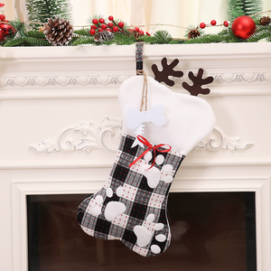 Paw Print <strong>Christmas</strong> <strong>Stockings</strong> Cartoon <strong>Christmas</strong> Socks Cat Paw Print Large <strong>Christmas</strong> <strong>Stockings</strong> <strong>Dog</strong> Bone Shape Fireplace <strong>Stockings</strong> - Product Image 3
