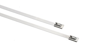 Abrazaderas de estilo bloque de acero inoxidable 304 de calidad superior Sistema de medición métrica de lazos de ancho de banda de 4,6mm - Product Image 2