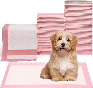 Accessoires pour animaux de compagnie en gros : Tapis absorbant rose à séchage rapide pour animaux, imprimé, OEM, jetable, pour chiots et chiens - Product Image 2