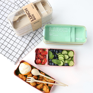 Contenants alimentaires écologiques, boîtes à lunch portables multi-couches respectueuses de l'environnement, et nouvelles boîtes à lunch créatives - Product Image 3