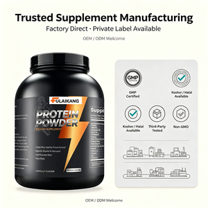 Protéine de lactosérum isolée en poudre, saveur vanille, marque privée OEM, haute absorption, complément pour le développement musculaire, certifié GMP - Product Image 4