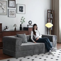 Sofá Modular Ajustable en Caja, Canapé Plegable para Sala de Estar, Cama Comprimida, Seccional, Envasado al Vacío