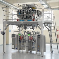 Machine d'emballage verticale VFFS haute vitesse RL520K multifonctionnelle pour poudres et épices avec contrôle PLC