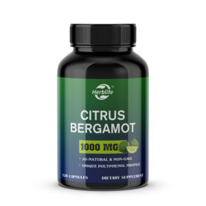Cápsulas de Bergamota Cítrica OEM/ODM, Suplemento de Bergamota Cítrica para el Corazón, Apoyo al Sistema Inmunitario y Envejecimiento Saludable - Product Image 1