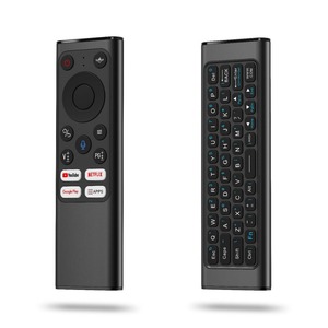 2025 con quay hồi chuyển bằng giọng nói điều khiển từ xa Bàn phím mini W3 không dây RF phổ IR 2.4GHz thông minh mã học tập chuột không khí - Product Image 5