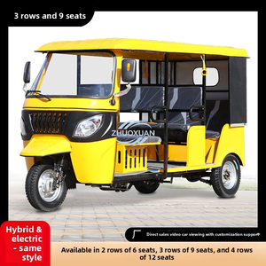 Triciclo Eléctrico de Gran Capacidad y Múltiples Asientos, Color Elegante, Alta Seguridad, Vehículo Práctico para Desplazamientos - Product Image 5