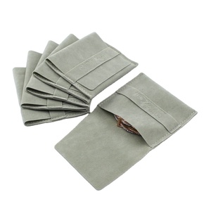 Velvet Jewelry Gift Bag Pouch With Drawstring for Cosmetics Watches Accessories Custom <b>Color</b> Bulk Factory Wholesale - Product Image 1