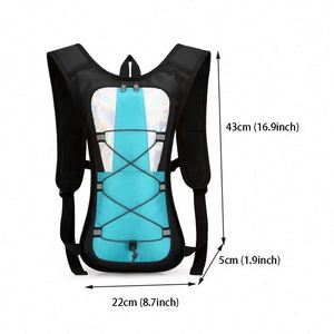 Échantillon gratuit, sac de sport de haute qualité, grande capacité, bande réfléchissante, imperméable, pour la course à pied, les voyages, le cyclisme, sac à dos de plein air - Product Image 3