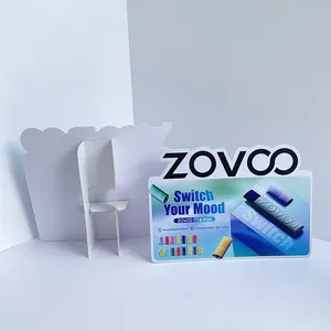 Vendita calda personalizzato 5mm personalizzato formato A4/A3 singolo/doppio lato promozione supporto pubblicitario cartello in schiuma di PVC per tavolo