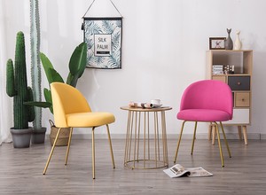 Modern Nika Zupanc home furniture luxury <span class=keywords><strong>gold</strong></span> wire steel living dining chair - Product Image 6