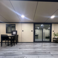 Maison préfabriquée moderne en conteneur, villa portable en acier, maison modulaire à deux chambres
