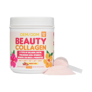 Colágeno en Polvo <span class=keywords><strong>de</strong></span> Belleza en Oferta, Ácido Hialurónico, Probióticos, Colágeno Hidrolizado Rico en <span class=keywords><strong>Vitamina</strong></span> <span class=keywords><strong>C</strong></span>, Antioxidante <span class=keywords><strong>para</strong></span> Piel, <span class=keywords><strong>Cabello</strong></span> y Uñas - Product Image 1
