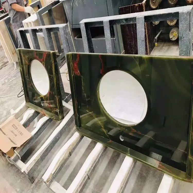 onyx backlit antique green onyx marble