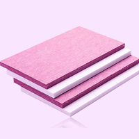 Panneau acoustique en Polyester plaqué au feu, panneau de plafond, 5 pièces, 9mm