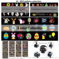 LED Halloween Projektions lampe Oster ferien Außen dekoration Weihnachts animation Projektor Raum dekor Fenster Wunderland