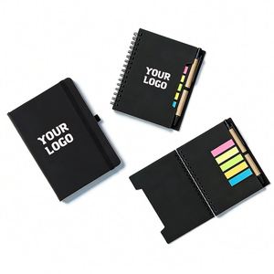 Wholesale Promo <b>Custom</b> A6 With Personalised Print Logo Pu Leather Hardcover Journal <b>Diary</b> Notebook for Business Gift - Product Image 1