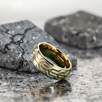 Européen et américain nouveau modèle de pneu en relief créatif bague pour hommes personnalité mode rétro décoration pour hommes