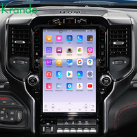Krando Pantalla de Navegación GPS Estéreo Android de 13.6 Pulgadas para Dodge Ram 2019-2023, Reproductor Multimedia para Automóvil con Android Carplay, Radio para Automóvil, WIFI 4G