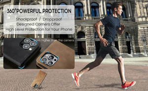 Custodia a Portafoglio Magnetica in PU con Slot per Carte e Funzione Stand, Cover OEM di Lusso alla Moda per <span class=keywords><strong>Cellulare</strong></span> Three Stars - Product Image 4