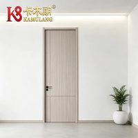 Portes intérieures modernes en bois massif composite MDF mélaminé polymère, isolation phonique, construction durable, garantie 1 an, pour salle à manger et appartement
