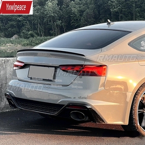 สำหรับ Audi A5 ปี 2017 2018 2019 2020 สปอยเลอร์หลังคาท้ายรถยนต์ วัสดุ ABS คุณภาพสูง สีรองพื้น ตกแต่งปีกท้ายรถ - Product Image 1