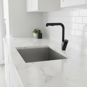 Aprobado de acero inoxidable de latón negro Torneira Gourmet extraíble grifos de fregadero de cocina mezclador de agua fría caliente grifos de lavabo de cocina - Product Image 5