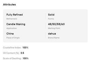Cire de paraffine entièrement raffinée à prix compétitif 56/58/60, qualité industrielle solide pour applications de revêtement et d'étanchéité - Product Image 6