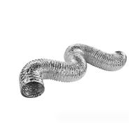 Conduit de cvc Conduit d'air flexible pour systèmes de ventilation de sous-sol de cvc Feuille d'aluminium Conduit flexible Feuille de tuyau Tube de fumée
