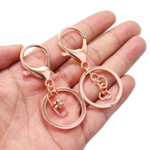 กระเป๋าเป้สะพายหลังแบบ DIY พวงกุญแจล็อบสเตอร์ตะขอเหล็กสีทอง30มม. - Product Image 3