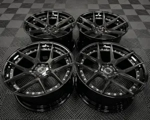 5 spoke concave rims 19 inch deep lip offset 20-45 best selling design with black finishing car wheels for mustang gt