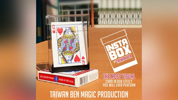 Уловка Insta Box от Taiwan Ben Card Magia и карточные фокусы крупным планом Magie реквизит Иллюзия уличной магии Bar фокусник визуальный