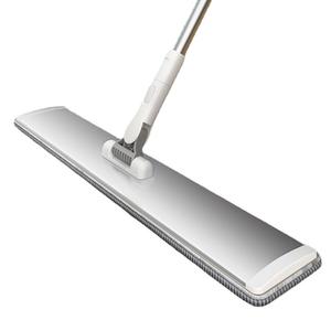 Mopa plana de aluminio con microfibra, cabezal grande, gancho y bucle, para limpiar polvo en pisos de madera, baldosas de cerámica y limpieza del hogar. - Product Image 5