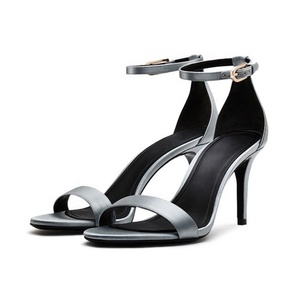 Clásico abierto del <span class=keywords><strong>dedo</strong></span> del pie de las mujeres de moda las niñas señoras Sandalias de tacón alto 2020 - Product Image 4