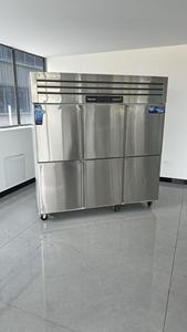 Best-Selling <b>Freezer</b> Fridge Glass Door Refrigerator Stainless Steel Cooler ES-DS02 High Quality Upright Frost Free Refrigerator - Product Image 2