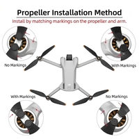 Original Quick-Release 4726FM Propeller Drohnen-Rotorblätter Ersatzteile für Mini 4K / 2 / 2 SE/ SE Propeller-Set