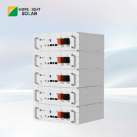 Batería de Litio de Grado A, 51.2V 100Ah 10kwh 16kwh, Batería de Almacenamiento de Energía Apilable de Bajo Voltaje (LiFePO4) para Sistemas Solares Residenciales