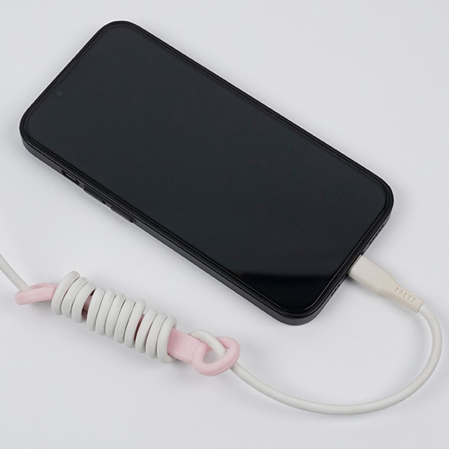 Mobile Phone Charging Cable Earphone Wire Organizer Data Cable Storage Artifact Computer Winding Silicone Wire Winder Manual